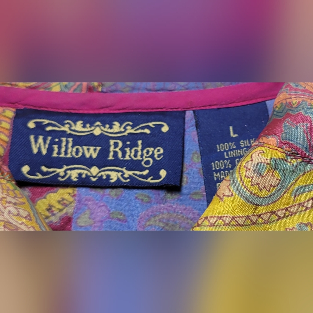 Willow Ridge Multicolor Patchwork Utility Jacket - Picture 2 of 3